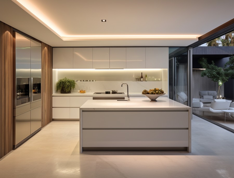 Glass Kitchen Cabinets