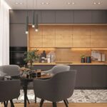 Example of the 3 color rule in home interior design using complementary color palette