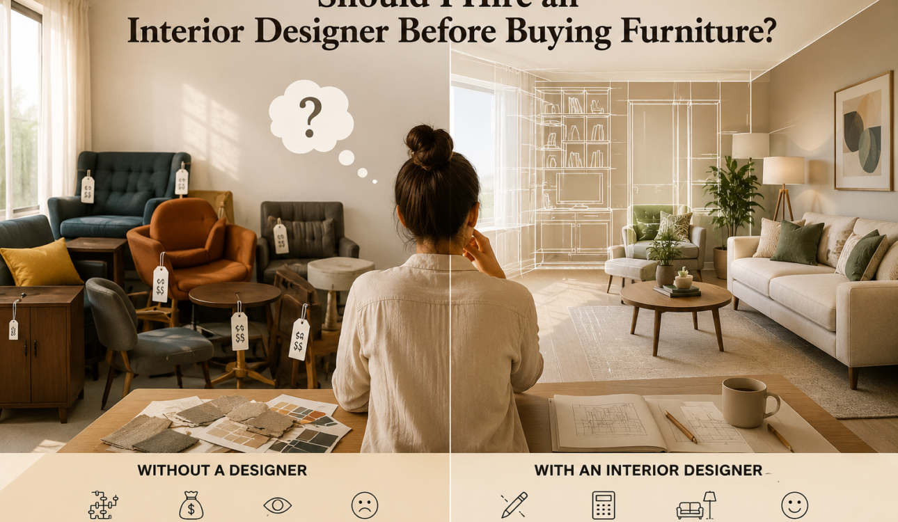 Should I Hire an Interior Designer Before Buying Furniture?
