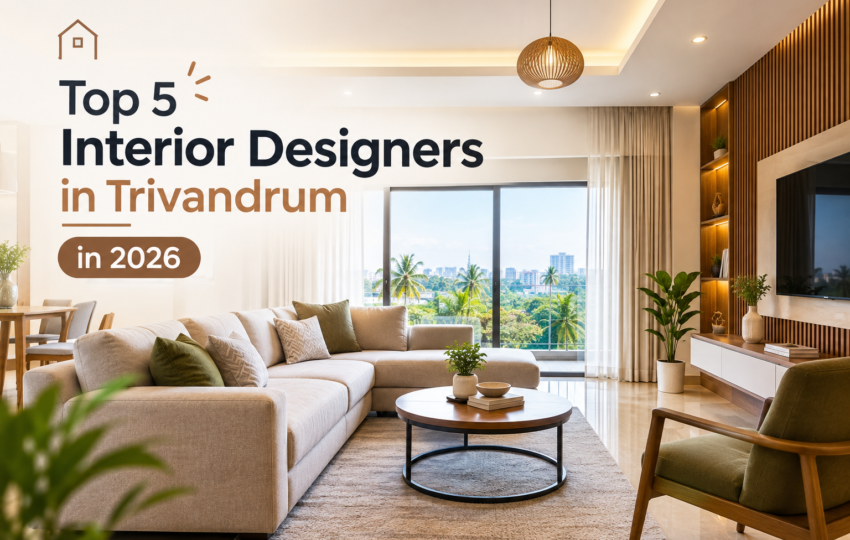 Top 5 Interior Designers in Trivandrum in 2026